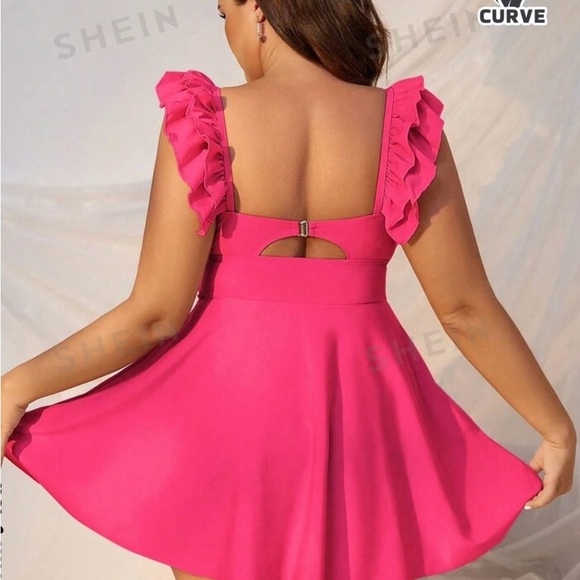 ABSOLUTELY ADORABLE NWT NEVER WORN HOT PINK SWIM SUIT 🤩❤️❤️🤗‼️ - Picture 2 of 7